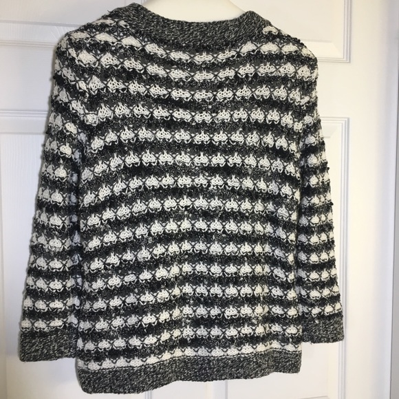 Liz & Co. Sweater Wool Blend, Hook and Eye Closure - Picture 5 of 8